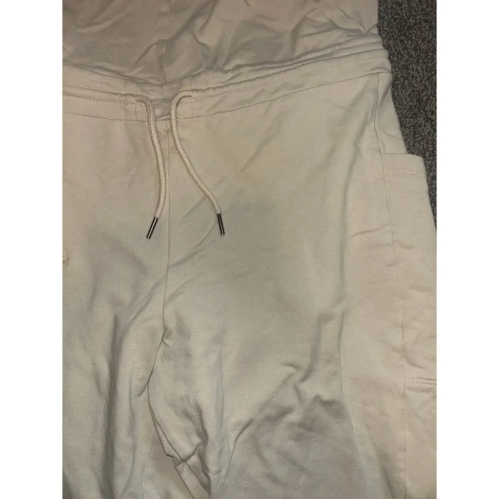 Patagonia Cream Organic Cotton Short Sleeve Roaming Jumpsuit M - Picture 2 of 5